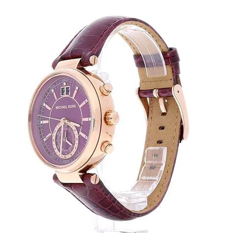 Mua Đồng hồ Michael Kors MK2580 Cho Nam, Dây Da Đỏ, Giá 